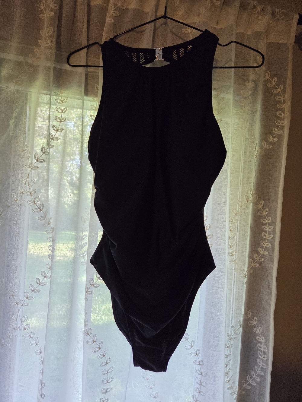 NWT Cupshe Black Tummy Control Swimsuit Size Small